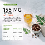 Organic Moringa Energy Tea - Ginger Lemon - Natural Coffee Alternative