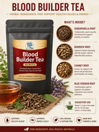 Anemia Support Bundle – Herbal Iron Syrup & Blood Builder Tea for Energy & Vitality