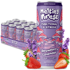 Mushroom D-Stress Drink 12 Pack - Strawberry Lavender