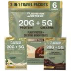 2-in-1 Vegan Protein + Creatine Travel Packets
