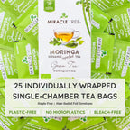 Organic Moringa Tea - Green Tea - Decaffeinated Herbal Tea