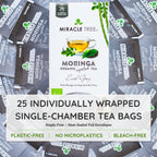 Organic Moringa Tea - Earl Grey - Lightly Caffeinated Herbal Tea