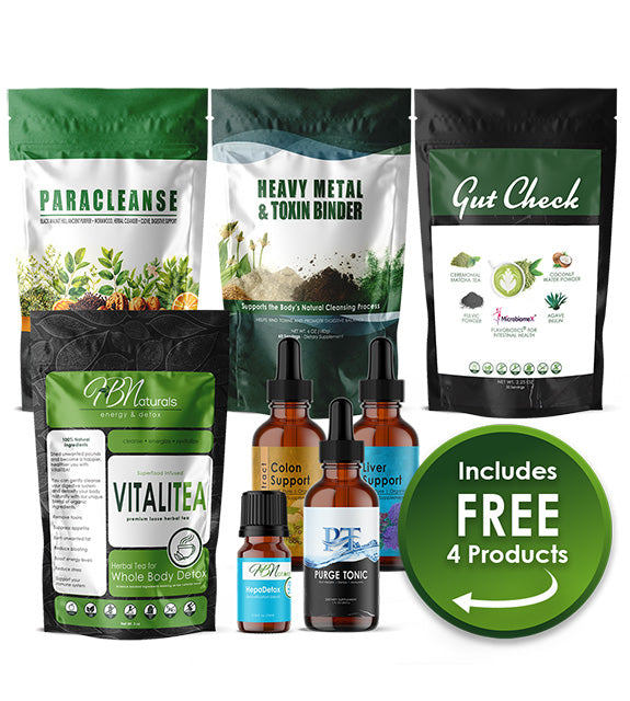 Deep Cleanse Wellness Kit - To Clear Parasites, Bind Toxins, and Improve Digestion