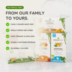 Organic Moringa Tea - Earl Grey - Lightly Caffeinated Herbal Tea