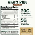 2-in-1 Vegan Protein + Creatine Travel Packets