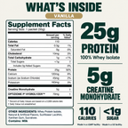 2-in-1 Whey Protein Isolate + Creatine Travel Packets